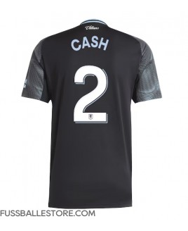 Günstige Aston Villa Matty Cash #2 Auswärtstrikot 2025-26 Kurzarm